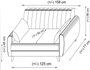 Atelier Del Sofa Alkon Sofá Cama de 2 Plazas Rojo Teja